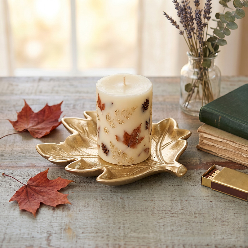 ถาดตกแต่งสีทองสไตล์วินเทจ, ที่ - Candle Holder Decor บทวิจารณ์และราคา