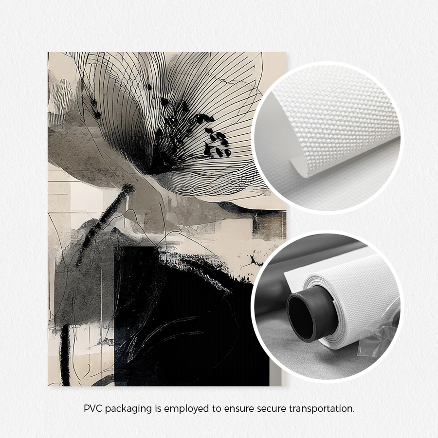 3 ชิ้น/ชุด ภาพวาดศิลปะดอกไม้สม - Abstract Canvas Set บทวิจารณ์และราคา