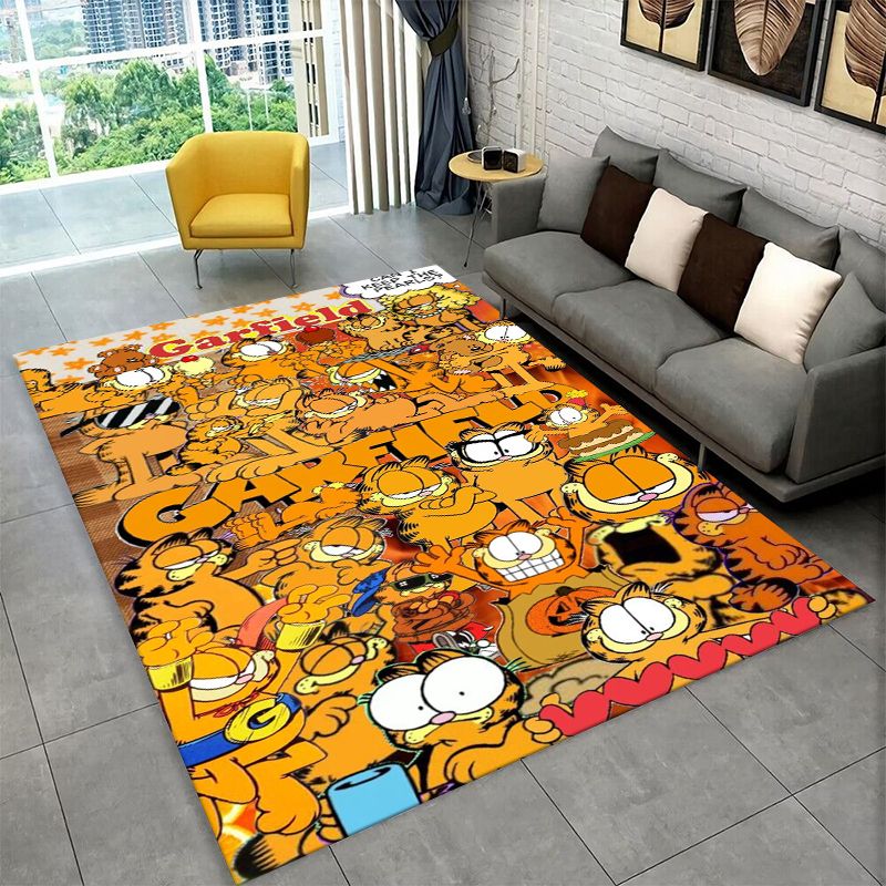พรมปูพื้นกันลื่นลายการ์ตูนแมวก - Area Rug บทวิจารณ์และราคา