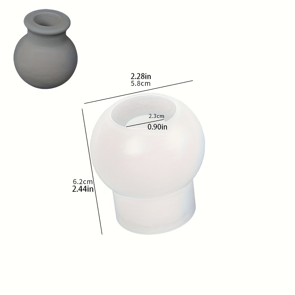 แม่พิมพ์ซิลิโคนรูปขวดขนาดเล็ก  - Candle Holder Decor บทวิจารณ์และราคา