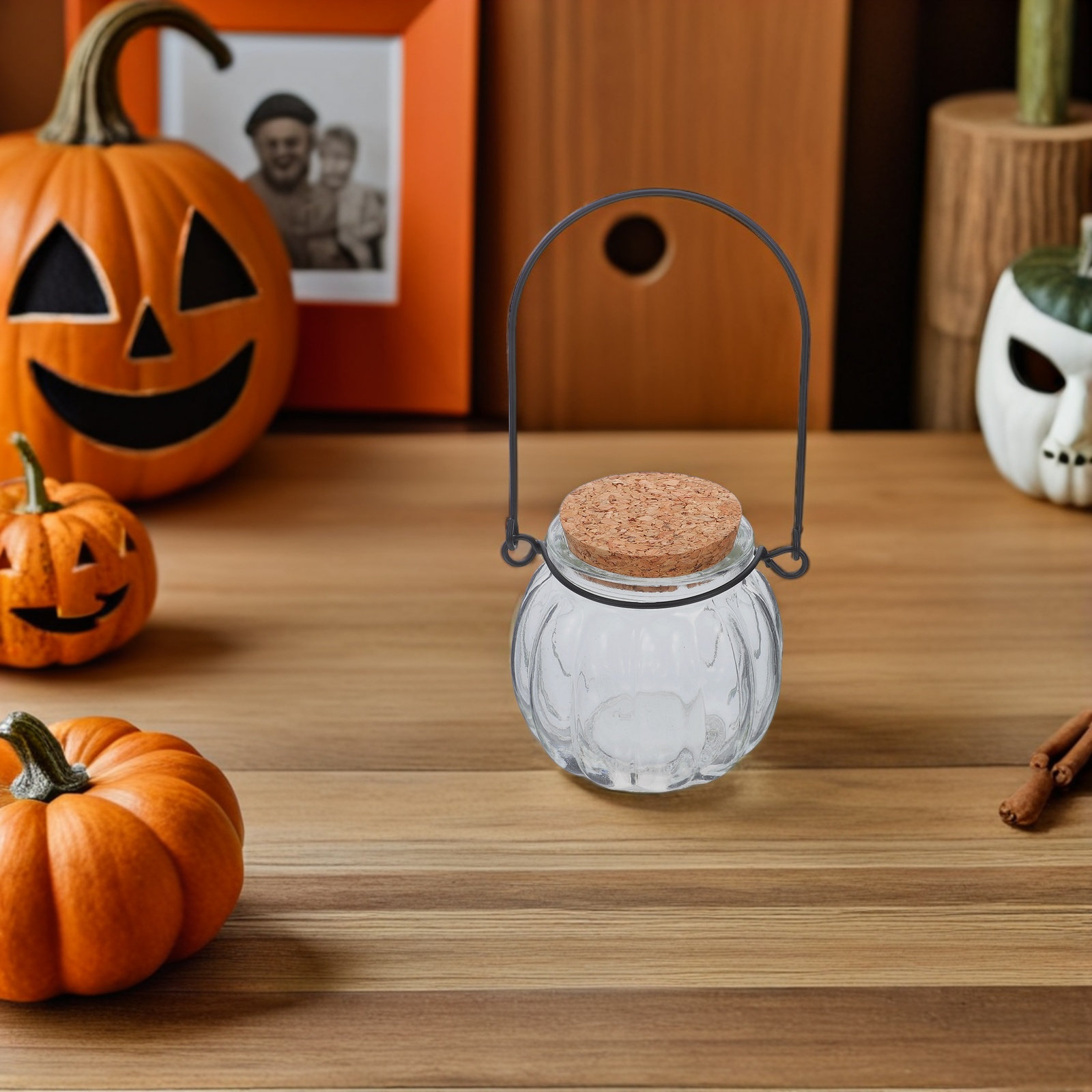 ชุดโหลแก้วใสทรงฟักทองสำหรับแขว - Vase Decor บทวิจารณ์และราคา