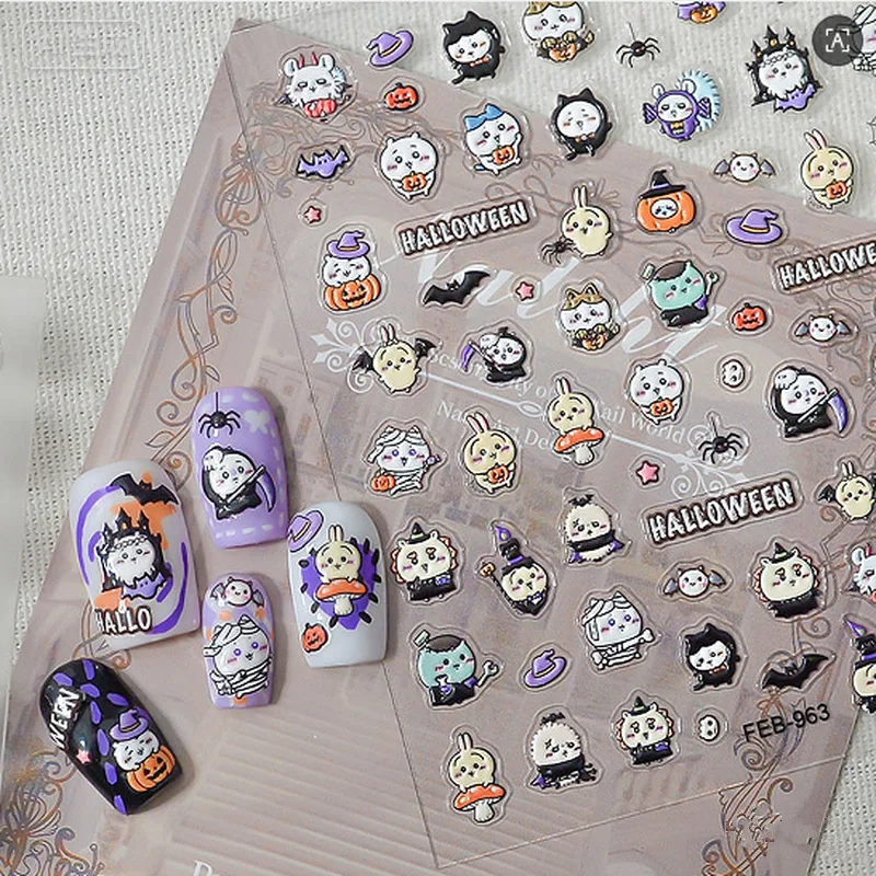 สติกเกอร์ติดเล็บลายชิอิคาวะ 5D - Wall Sticker บทวิจารณ์และราคา