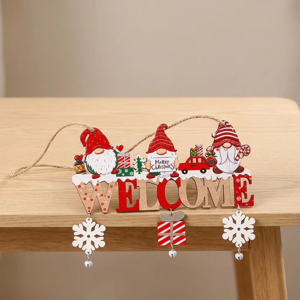 ป้ายต้อนรับคริสต์มาสไม้ ของตกแ - Wall Art บทวิจารณ์และราคา