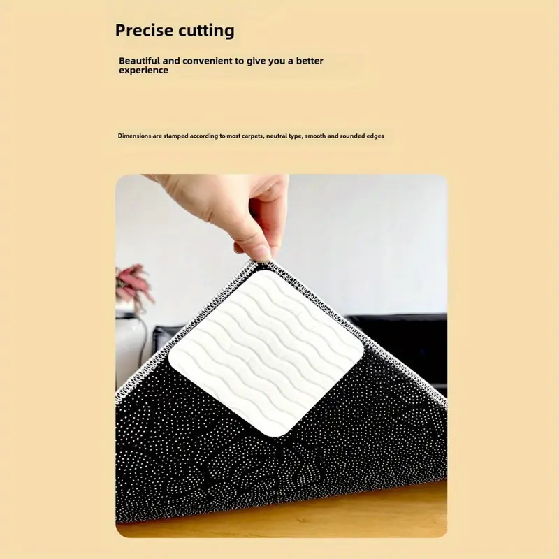 แผ่นกันลื่นสำหรับพรม 4 ชิ้น ขน - Area Rug บทวิจารณ์และราคา